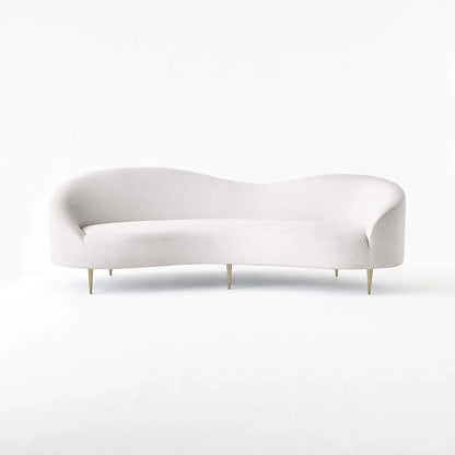 The Cove Three Seater Sofa | Velvet Fabric