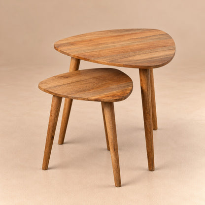 Hamburg Nest Of Tables Side Tables | Premium Mango Wood