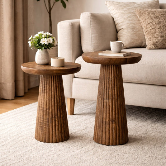 Norwyn Side Tables | Oak Wood
