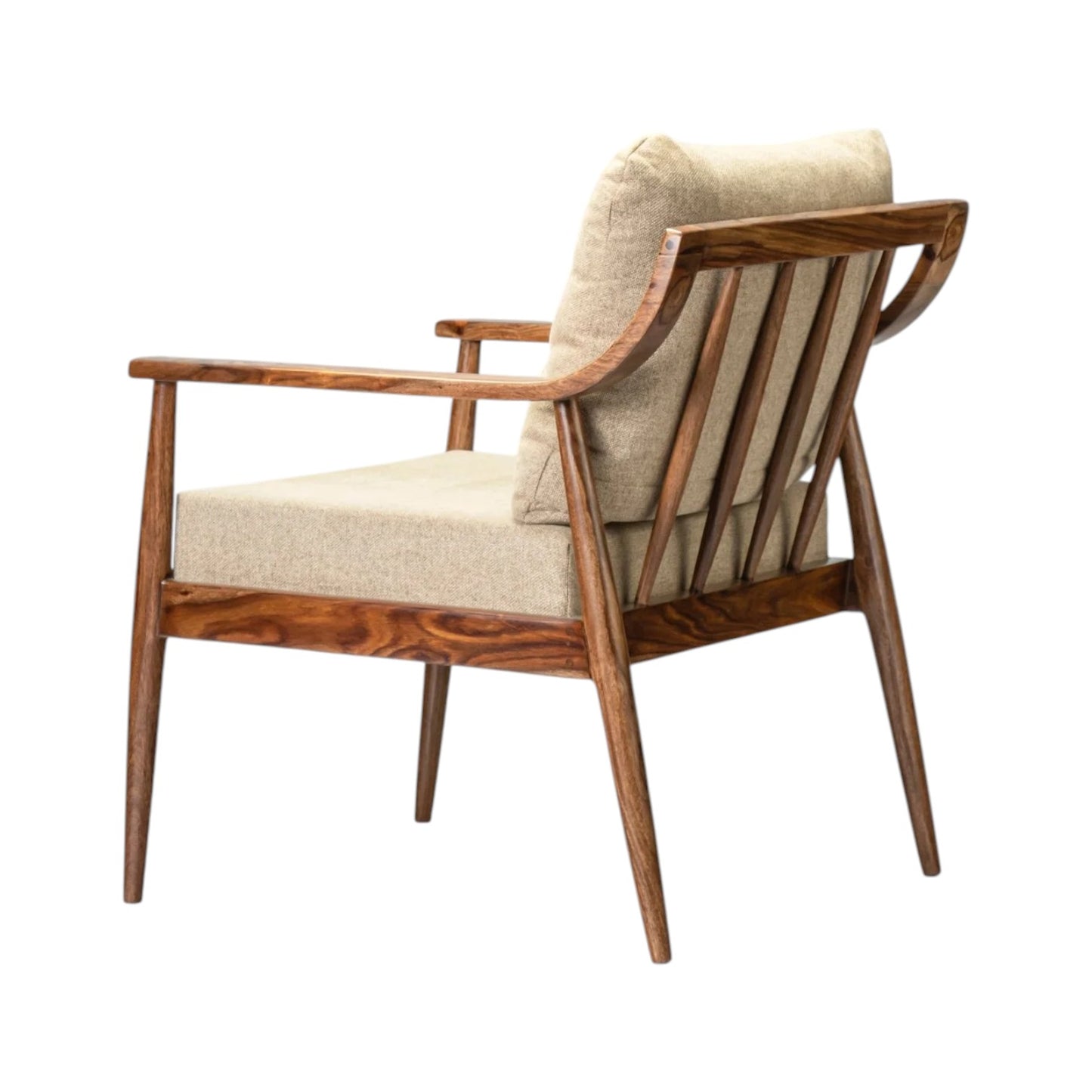 The Repose Wooden Arm chair | Premium Sheesham Wood