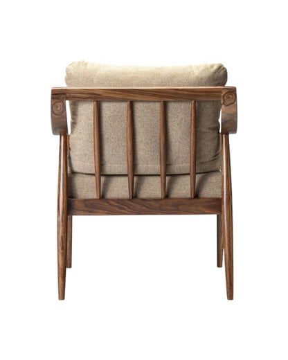 The Repose Wooden Arm chair | Premium Sheesham Wood