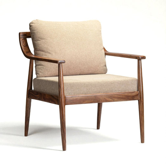 The Repose Wooden Arm chair | Premium Sheesham Wood