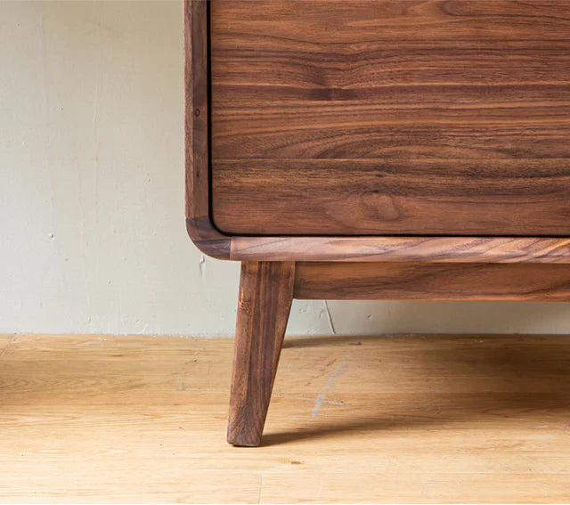 Morocco Low Cupboard Cabinet Storage | Premium Teak Wood | Dark Finish