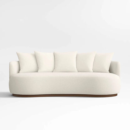 The Solace Three Seater Sofa | Boucle Fabric
