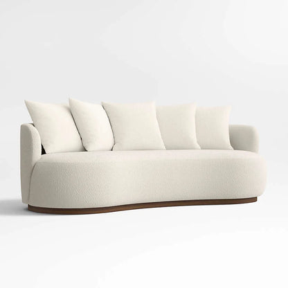The Solace Three Seater Sofa | Boucle Fabric