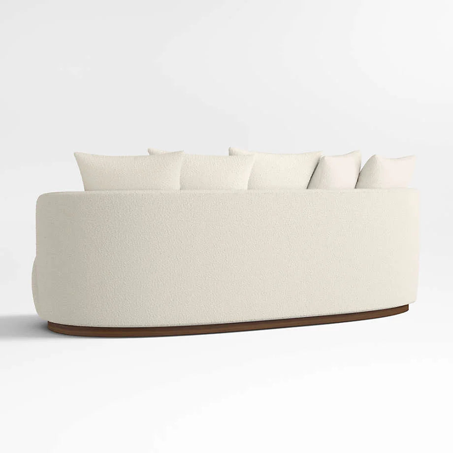 The Solace Three Seater Sofa | Boucle Fabric