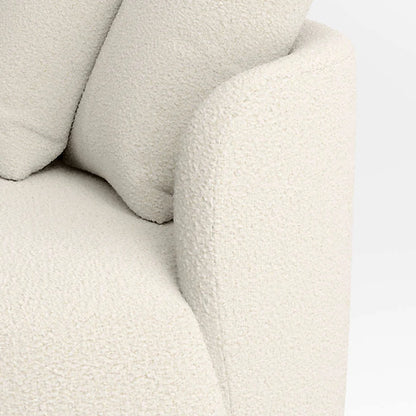 The Solace Three Seater Sofa | Boucle Fabric