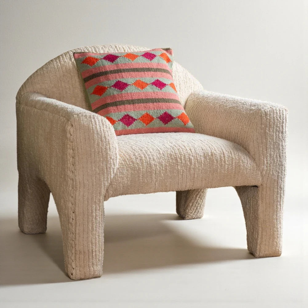 The Erebus Accent chair | Boucle Fabric