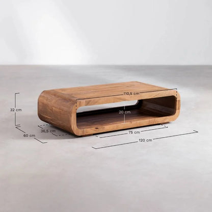 Vista Centre Coffee Table Bed | Acacia Wood