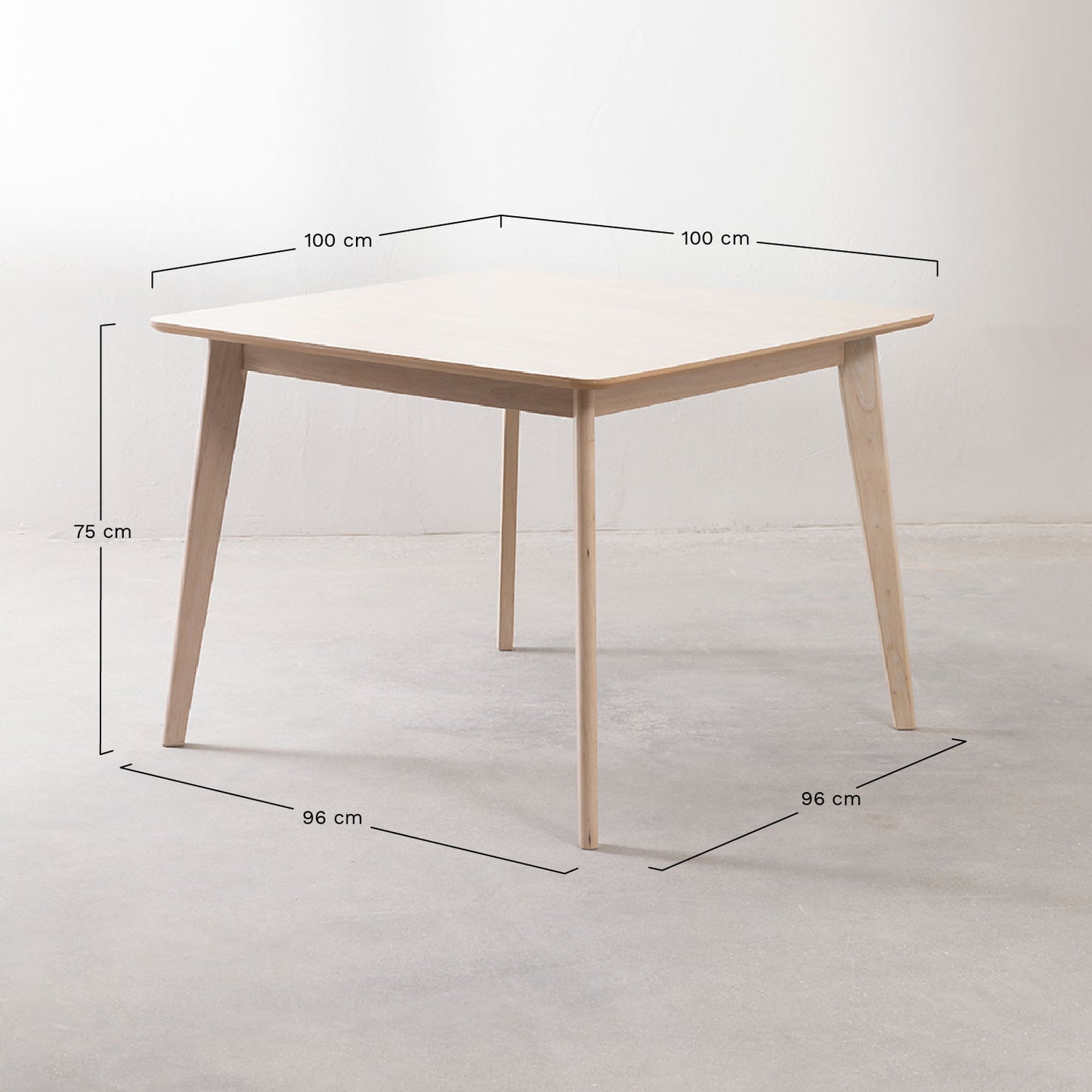 Arvore Dining Table Wooden | Natural Finish