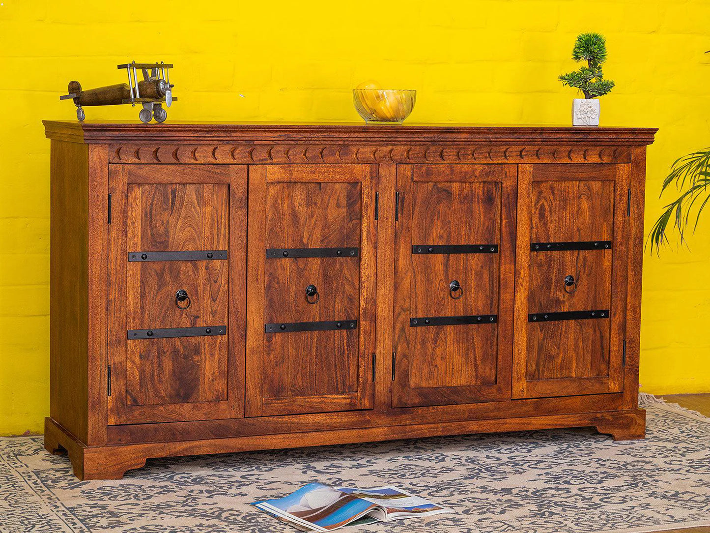 Countryside Sideboard Storage Cabinet | Acacia Wood