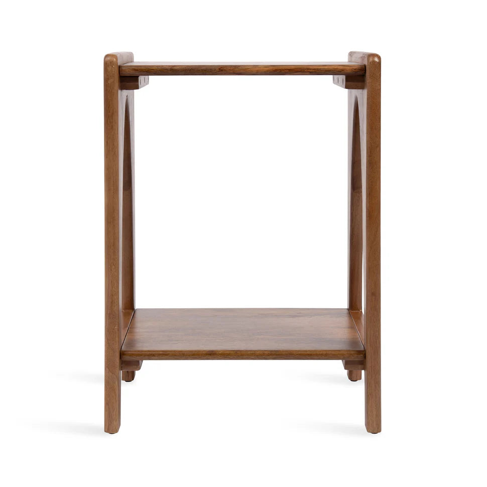 Bark Side & End Table | Solid Wood