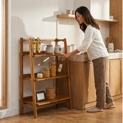 Snoovia Bookshelf | Teak Wood