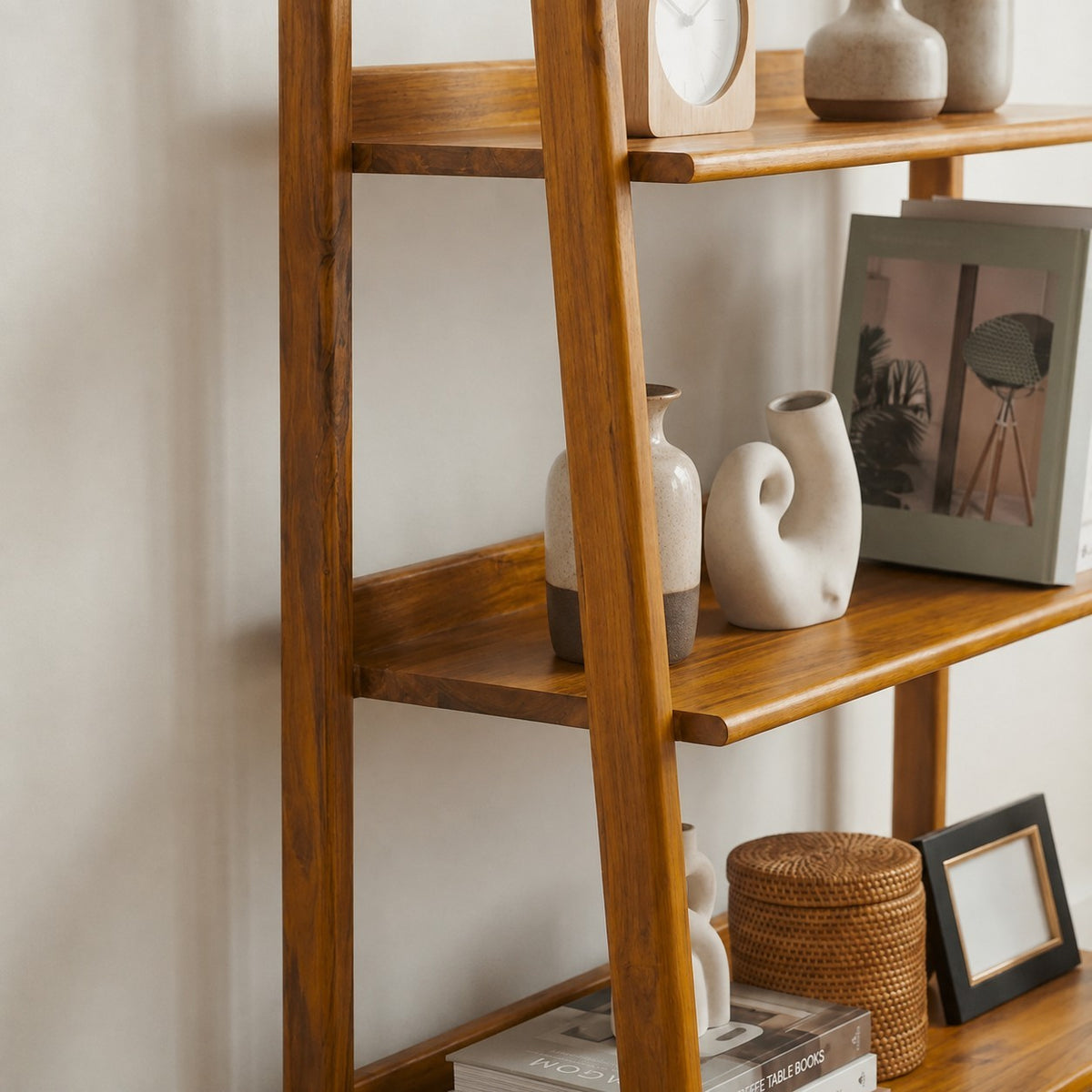 Snoovia Bookshelf | Teak Wood