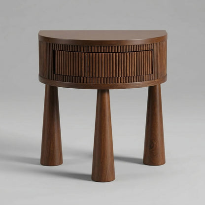 Hearth Bed Side Table Nightstand | Teak Wook