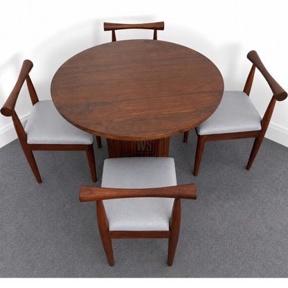 Vistara 4 Seater Dining Set | Sheesham Wood