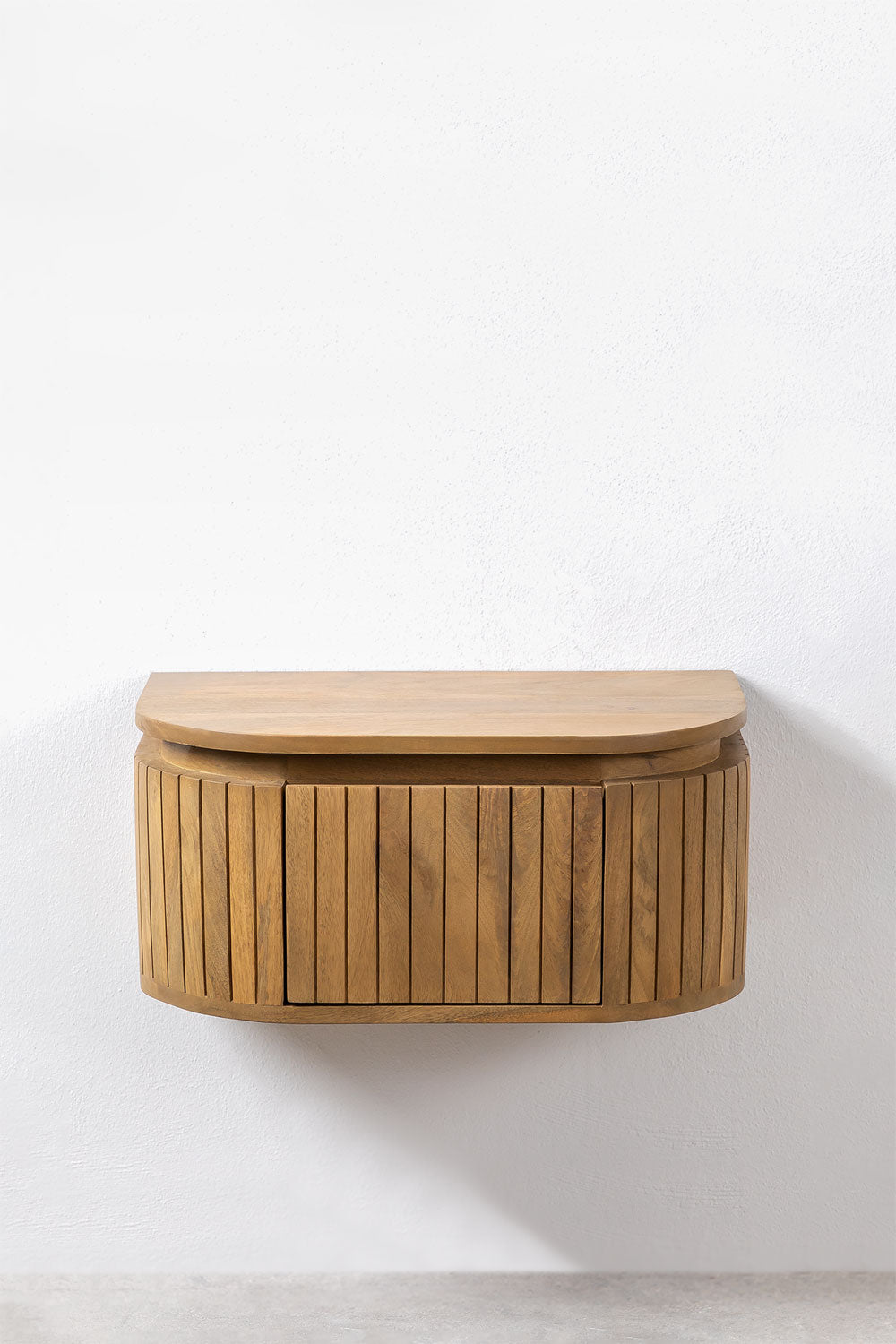 The Marina Bed Side Table | Mango Wood | Natural Finish