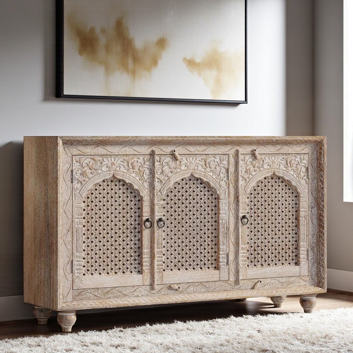 The Jodhpur Vintage Rustic Sideboard Cabinet | Reclaimed Wood