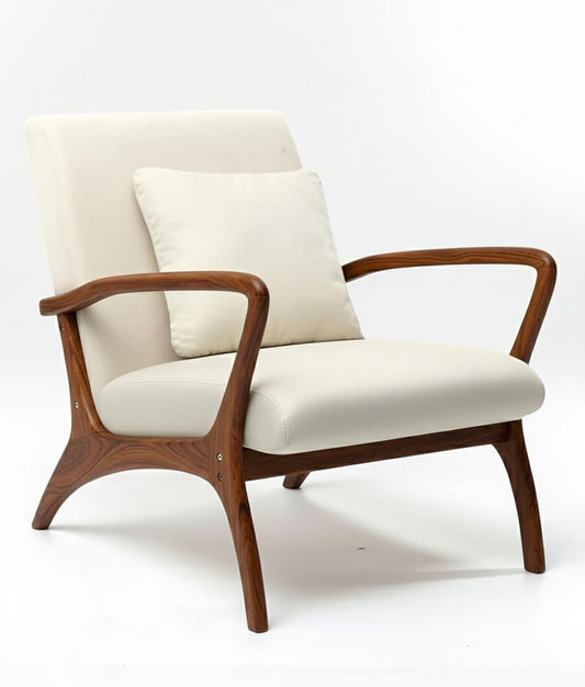Vishakha Accent Chair | Ash Wood