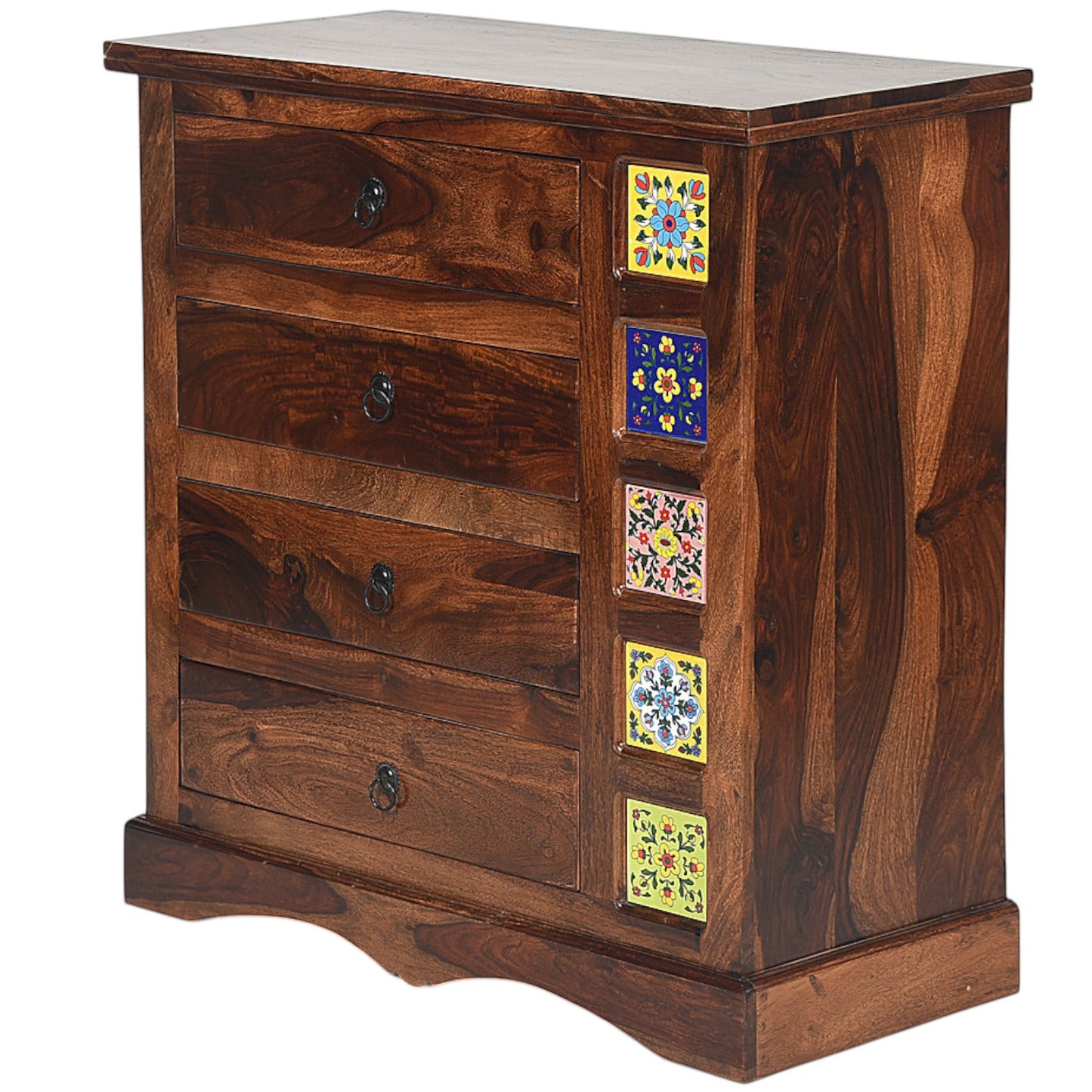 Rang Mahal Chest Of 3 Drawer | Sheesham Wood