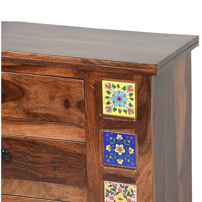 Rang Mahal Chest Of 3 Drawer | Sheesham Wood