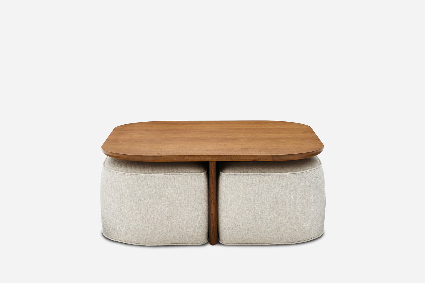 Magana Centre Coffee Table With 4 Seating | Premium Oak Wood