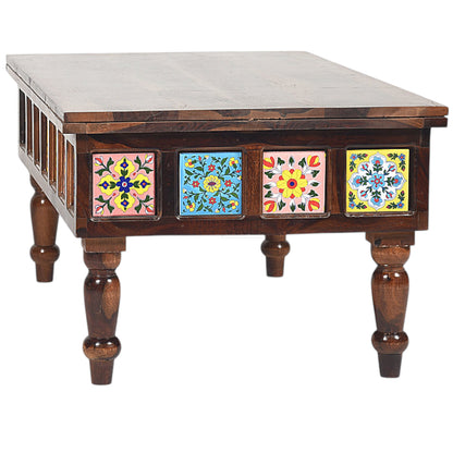 Rang Mahal Storage Center Coffee Table |  Sheesham Wood
