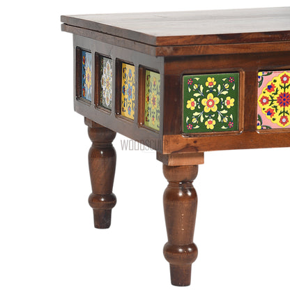 Rang Mahal Storage Center Coffee Table |  Sheesham Wood