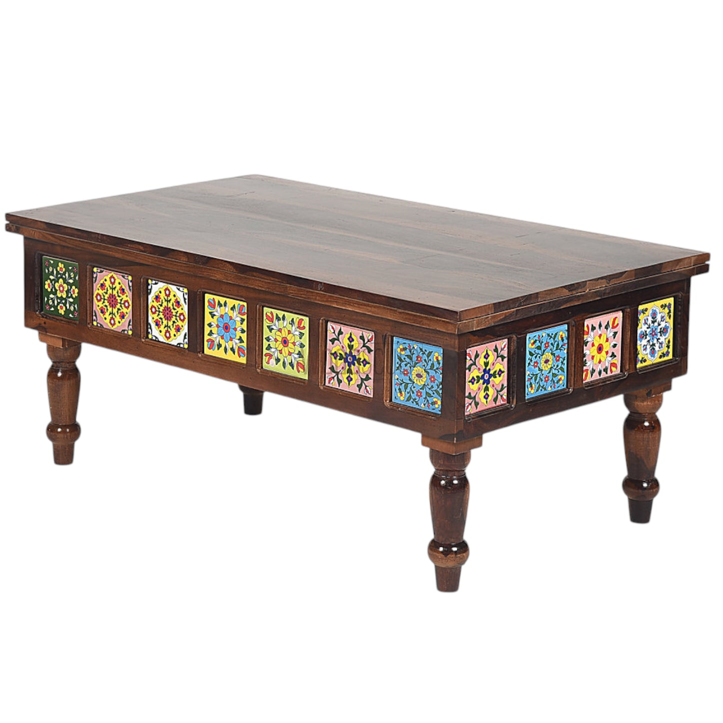 Rang Mahal Storage Center Coffee Table |  Sheesham Wood