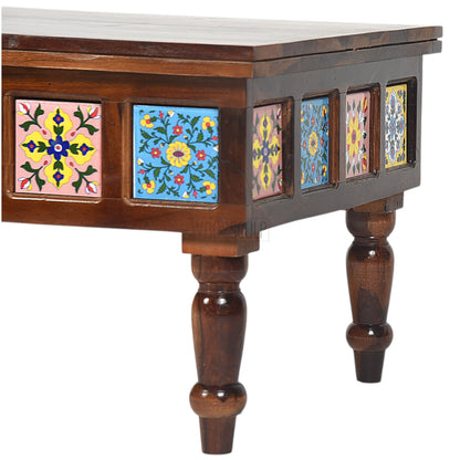Rang Mahal Storage Center Coffee Table |  Sheesham Wood