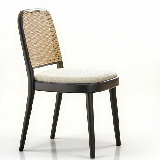 The Trevane Dining Chair | Sheesham Wood | Black