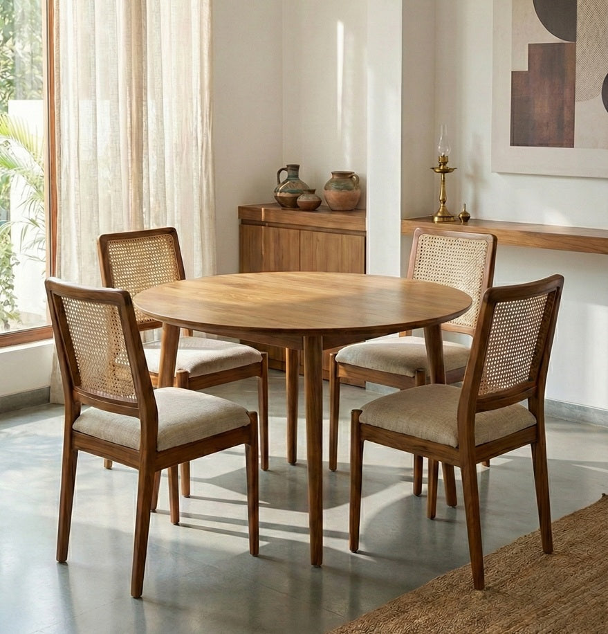 Quillix Dining Chair | Teak Wood