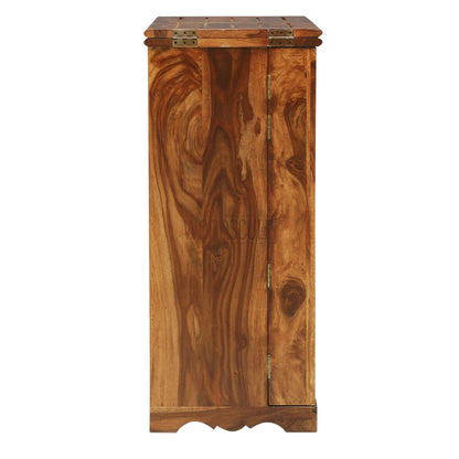 Rang Mahal Foldable Bar Cabinet Double Door | Sheesham Wood