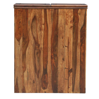 Rang Mahal Foldable Bar Cabinet Double Door | Sheesham Wood