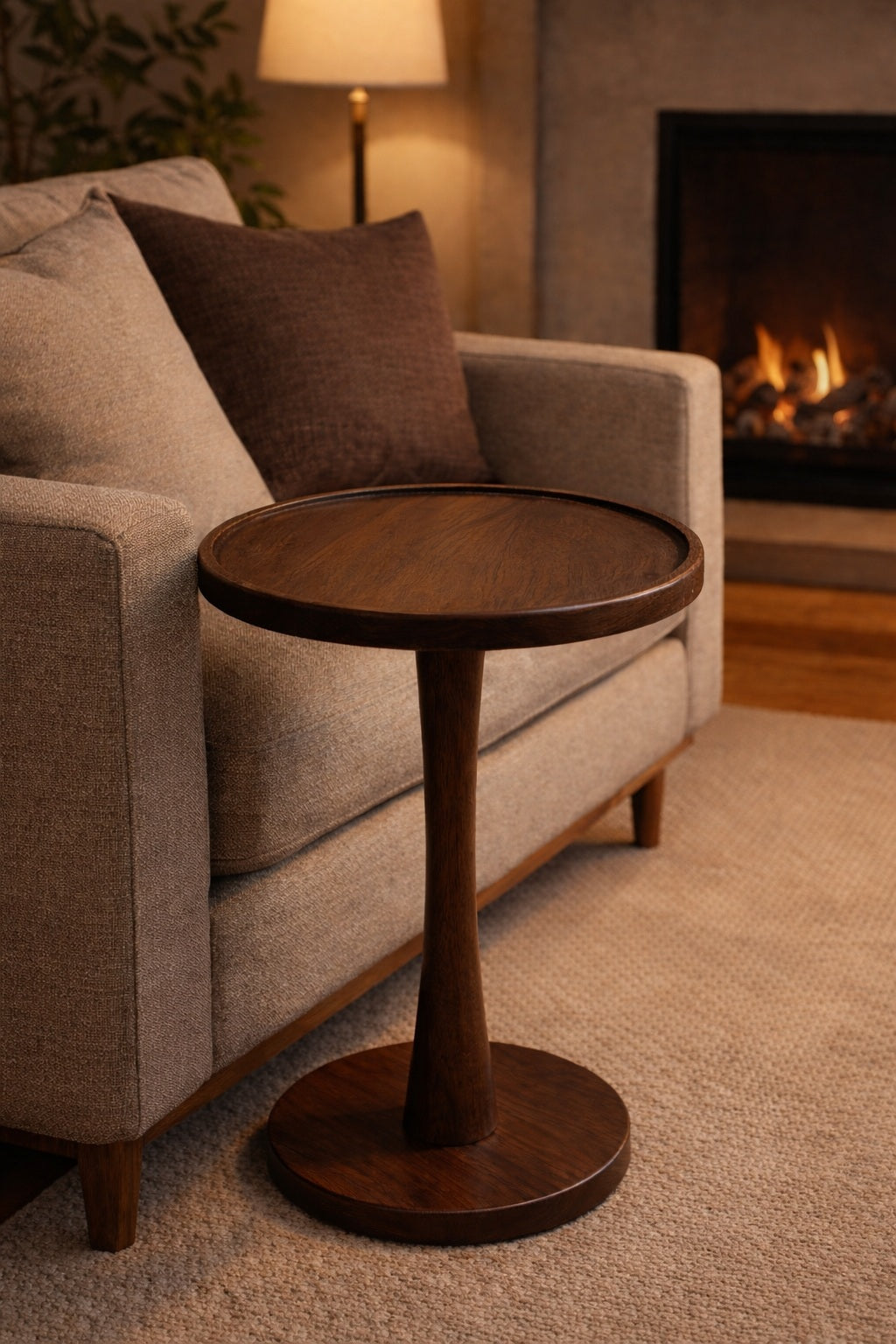 Rovark Side Table| Solid Wood