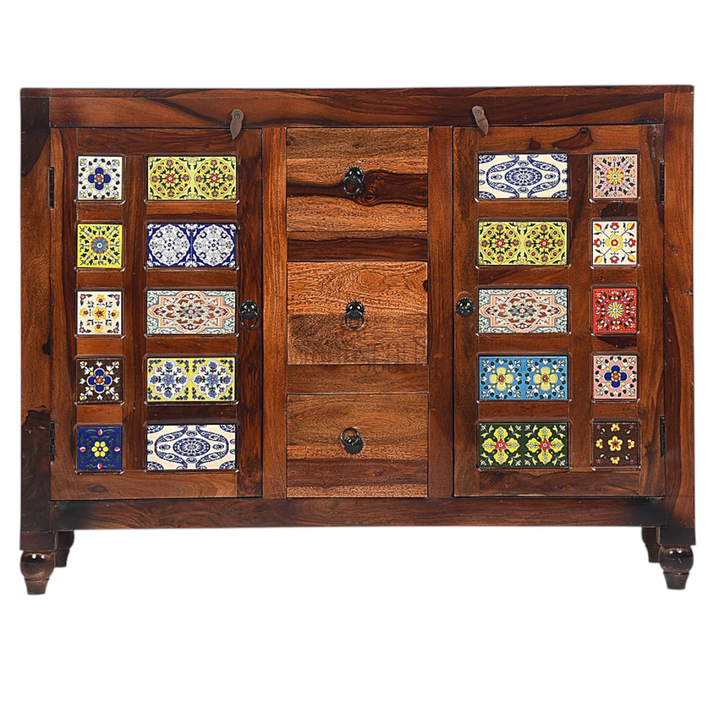 Rang Mahal Sideboard Cabinet Storage | Sheesham Wood