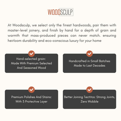 Auriel 4 Seater Dining Set | Teak Wood