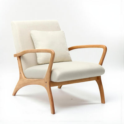 Vishakha Accent Chair | Ash Wood