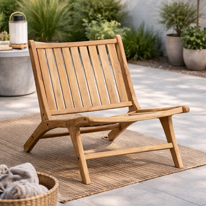 The Whisper Outdoor Chair | Premium Acacia Wood