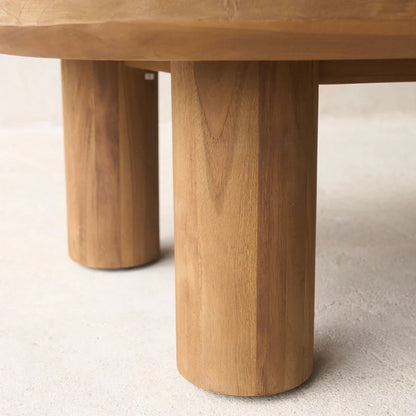 Outdoor Coffee Table Solid Acacia Wood