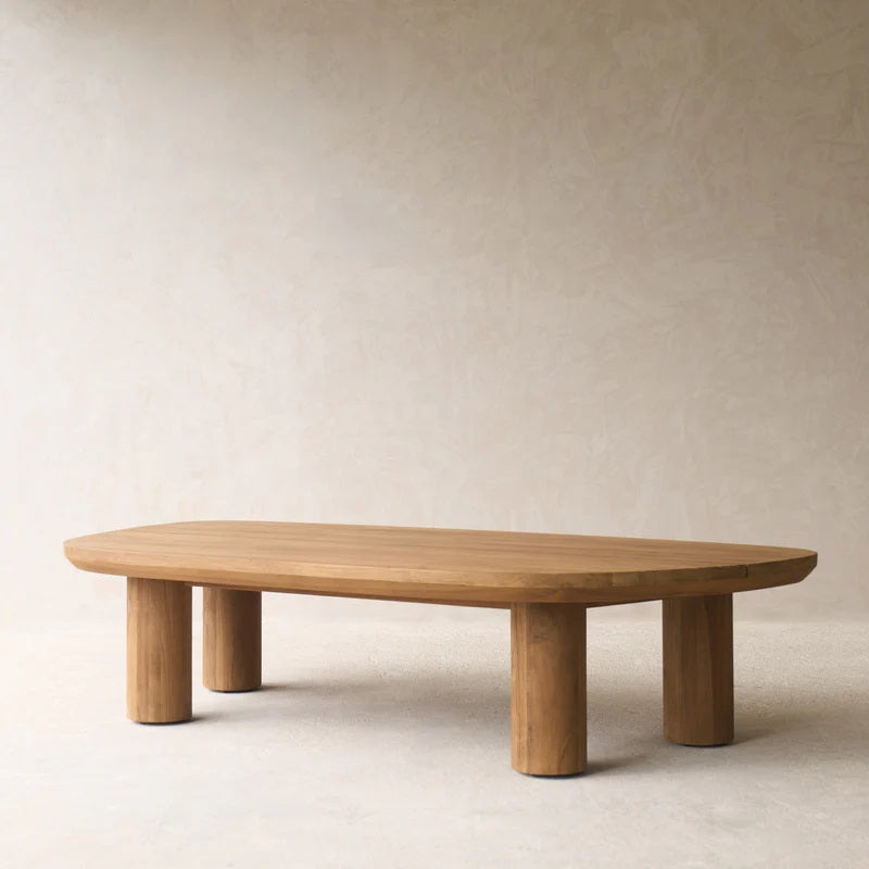 Outdoor Coffee Table Solid Acacia Wood