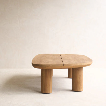 Outdoor Coffee Table Solid Acacia Wood