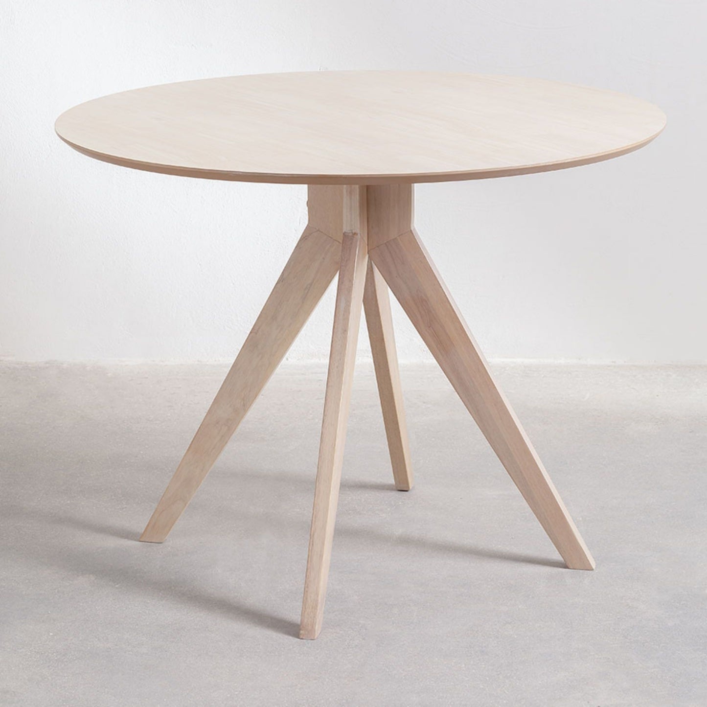 Enrica Dining Table Wooden | White Washed