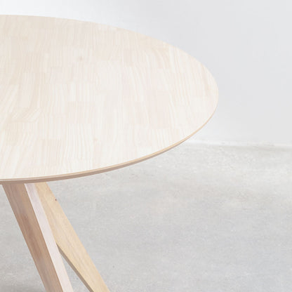 Enrica Dining Table Wooden | White Washed