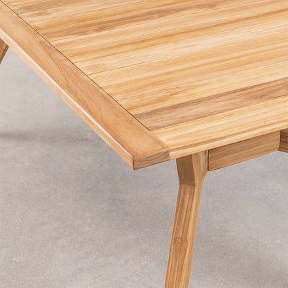 Kyle Dining Table Wooden | Natural Finish