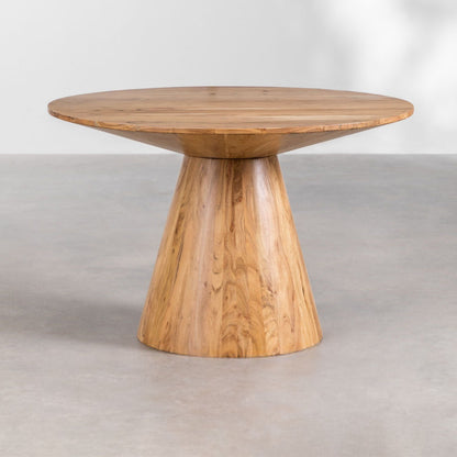 Elysian Round Dining Table Wooden | Natural
