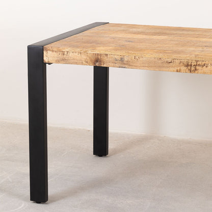 The Darian Dining Table | Rustic Finish | Solid Wood