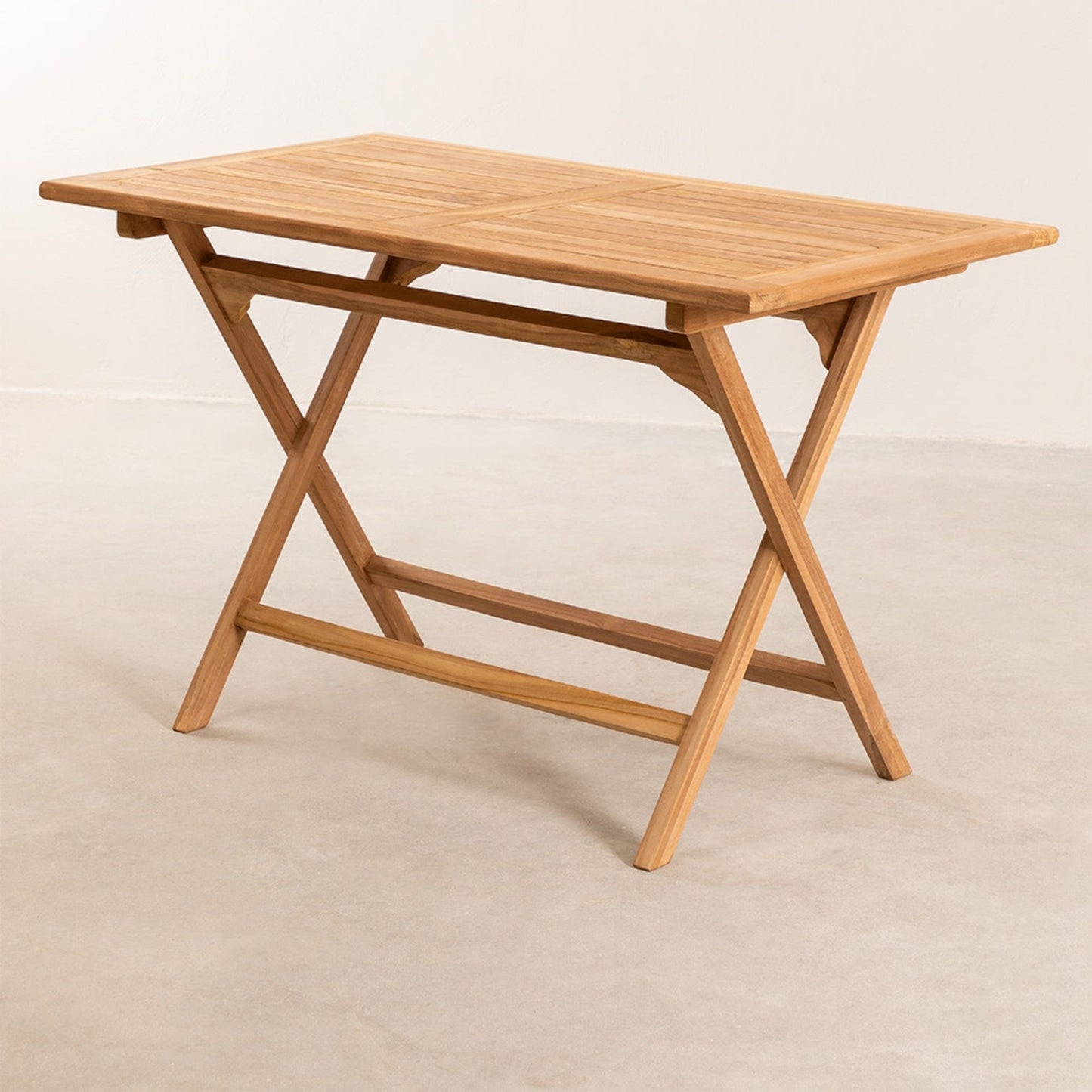 Galeno 6 Seater Foldable Dining Table Wooden | Natural Finish